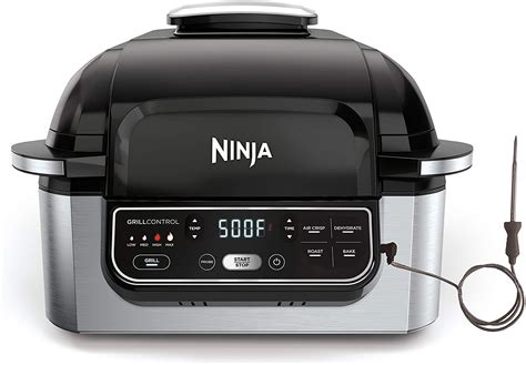 Introducing the Ninja FG551 Foodi Smart XL 6-in-1 Indoor Grill, a culinary powerhouse that elevates your kitchen game. This versatile appliance combines the functions of an air fryer, roast, bake, broil, and dehydrator, offering a comprehensive cooking solution.Equipped with a Smart Thermometer, precision meets convenience, ensuring …